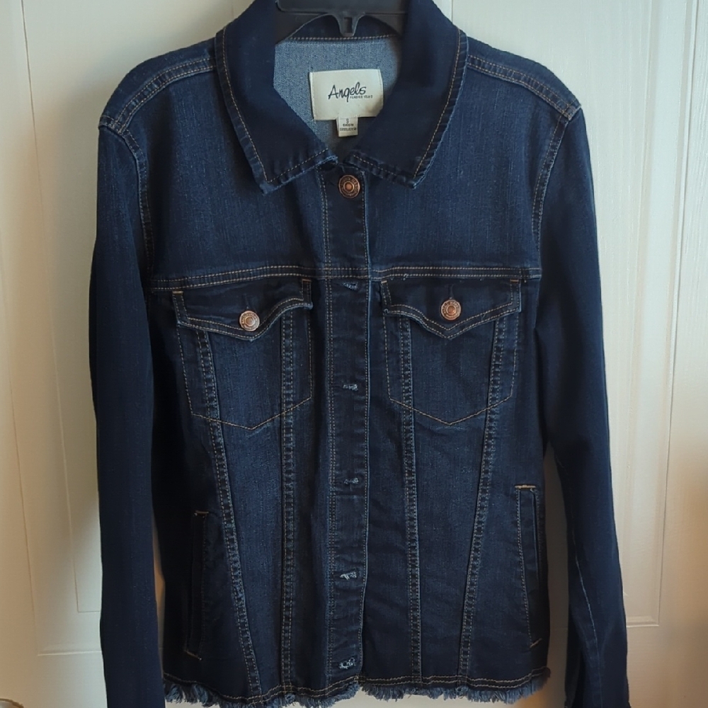 Angels Dark Blue Denim Jacket